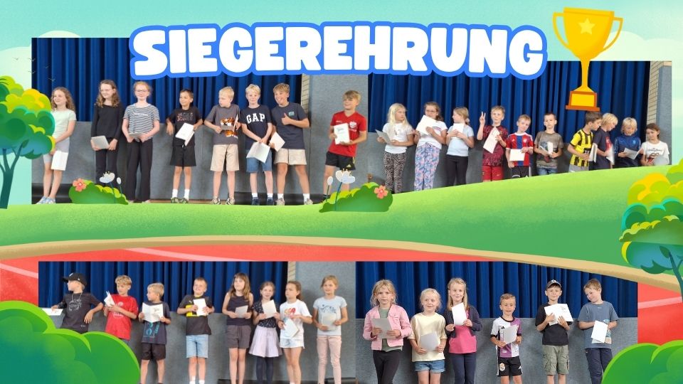 Sportfest Siegerehrung 2025